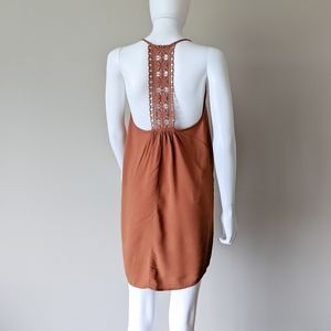 Halter Lace Back Dress